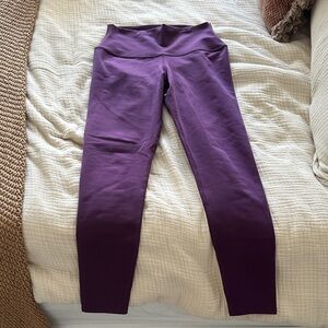 Alo long high waisted purple leggings